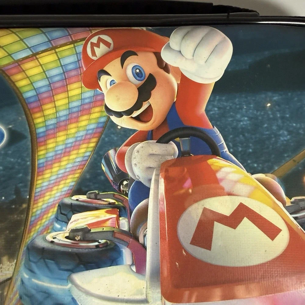 Mario Kart 8 Deluxe Nintendo Switch Carrying Case Travel Hard Shell Preowned‎